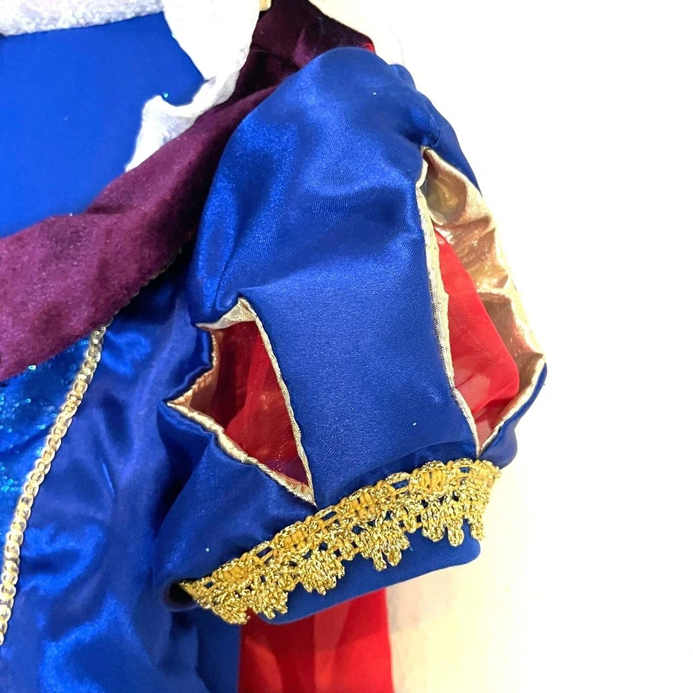 Official Disney Parks Snow White Princess Costume Dress Girls Size 6 Cape